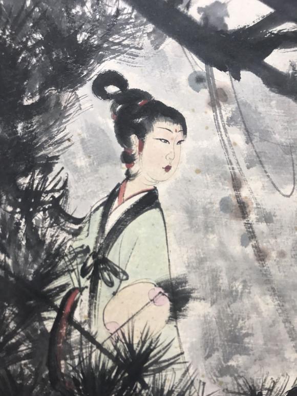 st古美术傅抱石 二湘图