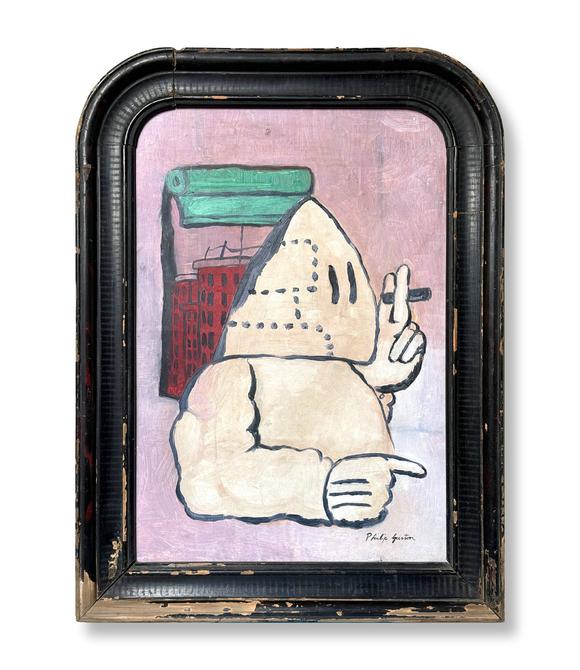 Horizontal Enchère PHILIP GUSTON (1913-1980), OIL ON MASONITE