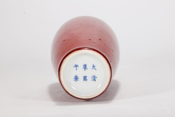 弘楊株式會社豇豆紅釉蘿蔔瓶