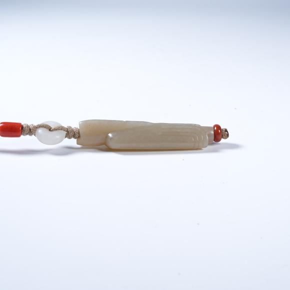 弘楊株式會社高古玉翁仲掛飾