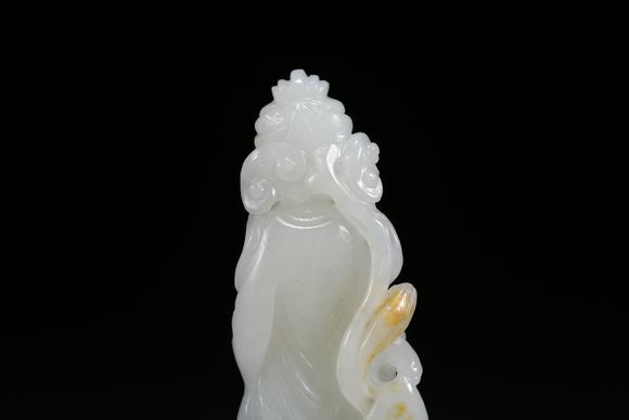弘楊株式會(huì)社和田玉雕佛立像