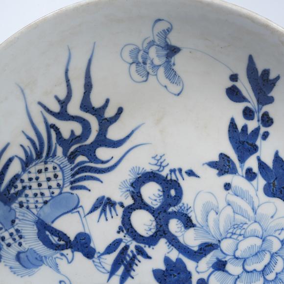 弘楊株式會(huì)社青花穿花鳳紋盤