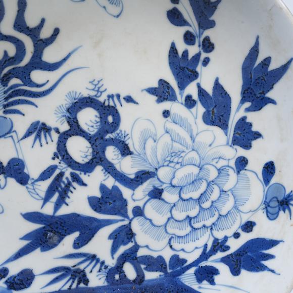 弘楊株式會(huì)社青花穿花鳳紋盤