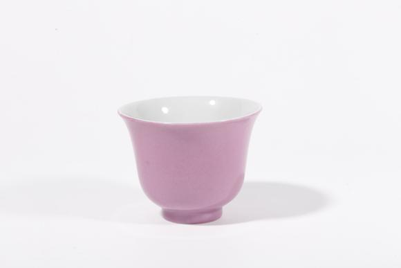 弘楊株式會(huì)社胭脂紅釉杯（一對(duì)）