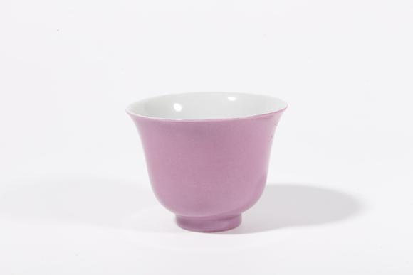 弘楊株式會(huì)社胭脂紅釉杯（一對(duì)）