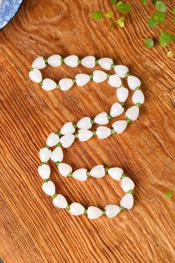 北京唐潮拍賣有限公司玉蘭花·項鏈精品和田玉