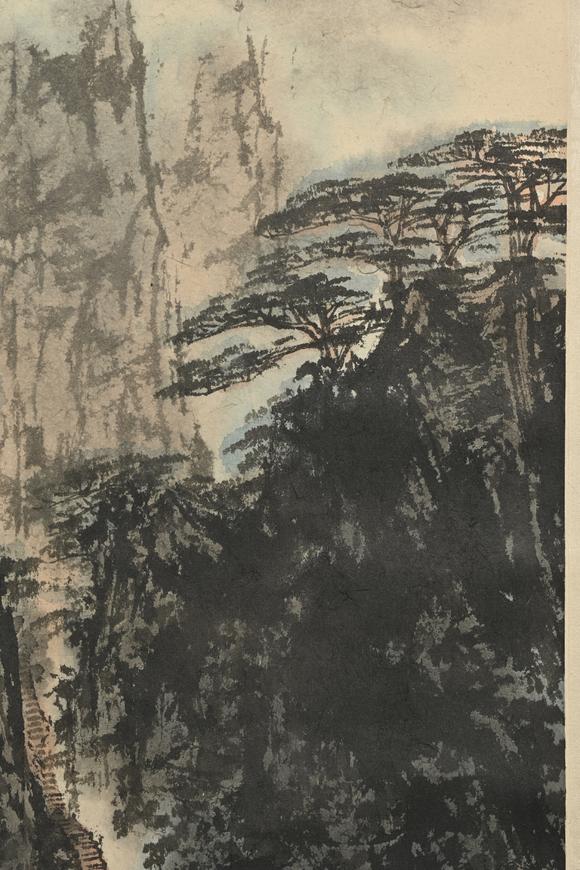 三杉美術(shù)伍霖生 黃山煙雲(yún)