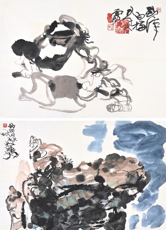 三杉美術(shù)劉漢 小品二幀