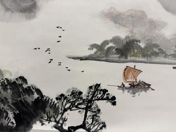 三杉美術(shù)陳玉圃 桂山雨後