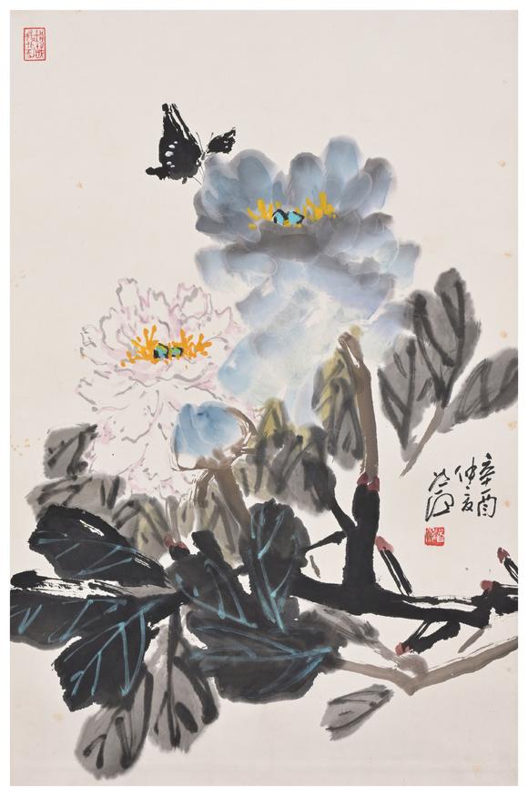 三杉美術(shù)李道熙 花蝶圖