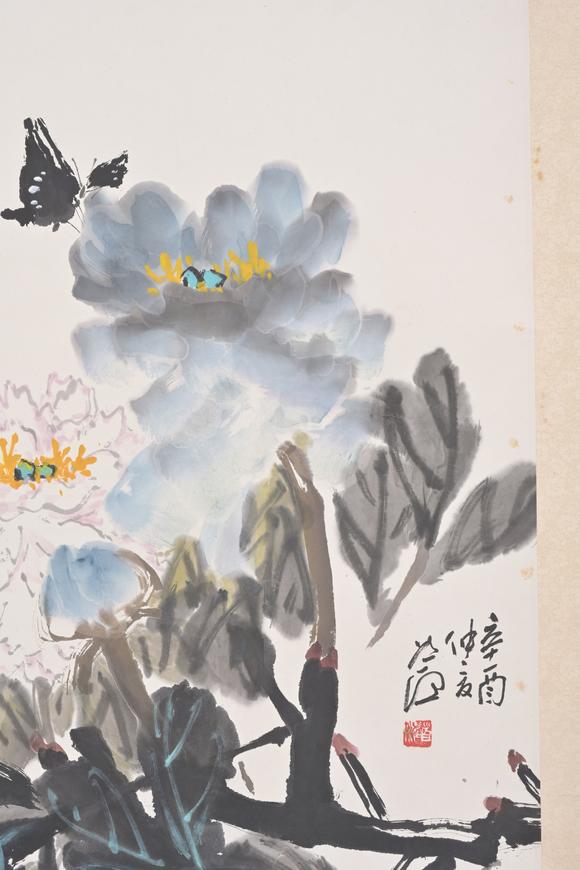 三杉美術(shù)李道熙 花蝶圖