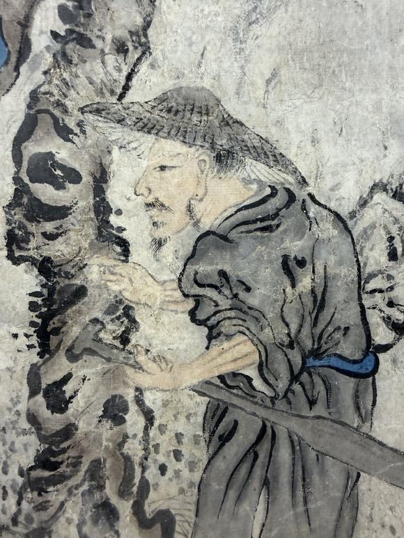 三杉美術(shù)潘恭壽畫王文治題 桃源問津圖