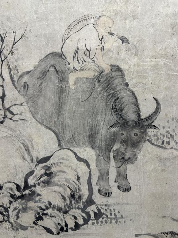 三杉美術(shù)潘恭壽畫王文治題 桃源問津圖