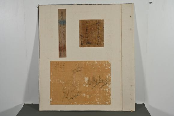 三杉美術(shù)馮子振、高士奇、一山一寧、萬本等 短冊(cè)七枚、行書小品39枚