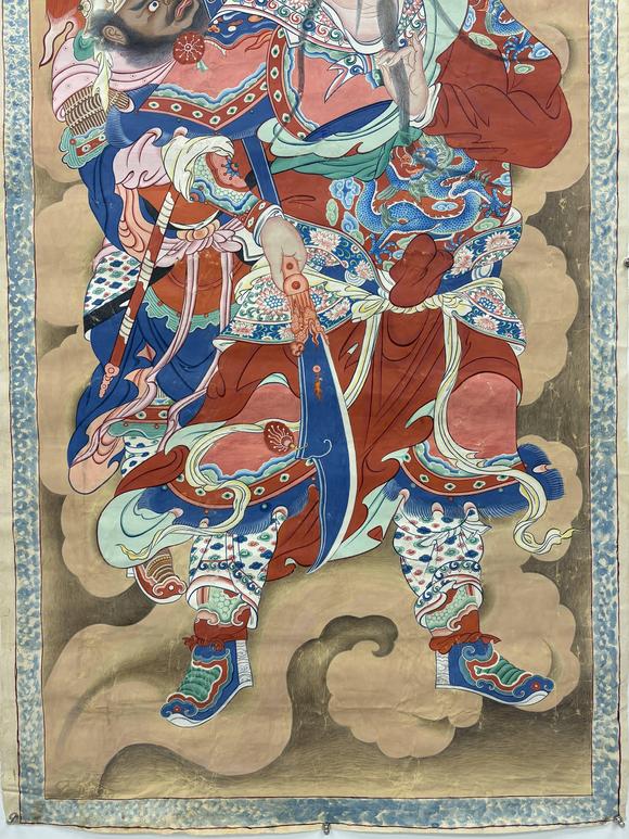 三杉美術(shù)關(guān)公周倉造像