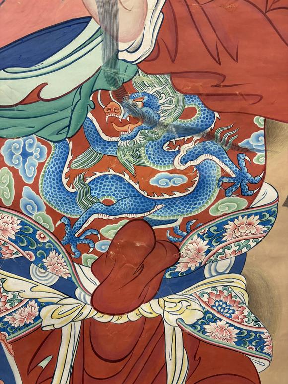 三杉美術關公周倉造像