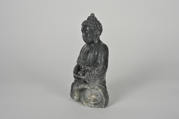 三杉美術(shù)清 青花籽料藥師佛
