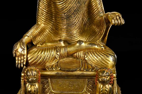 隆德拍賣株式會(huì)社16世紀(jì)鎏金釋迦摩尼