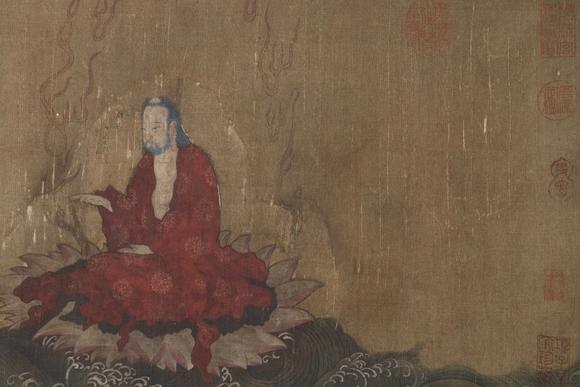 蘭亭古美術(shù)オークション李公麟 番王禮佛圖 手卷絹本設(shè)色