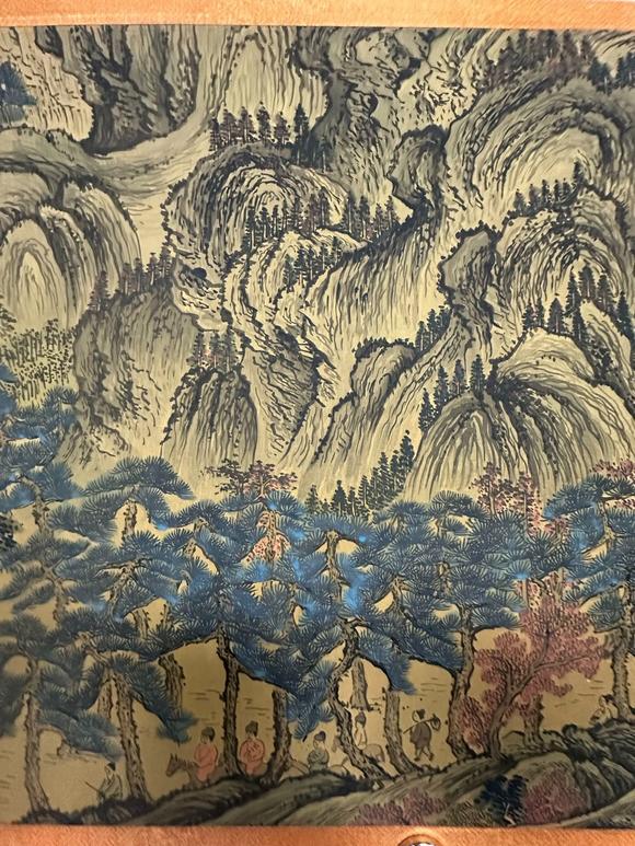蘭亭古美術(shù)オークション王蒙 太白山圖手卷 手卷絹本設(shè)色