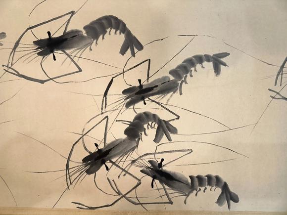 蘭亭古美術(shù)オークション齊白石 蝦趣圖手卷 手卷紙本設(shè)色