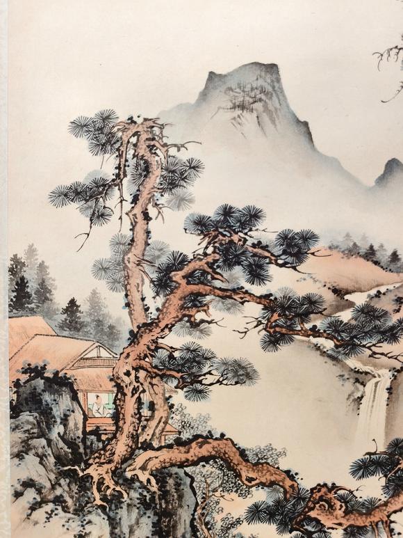 蘭亭古美術オークション陳少梅 高逸隱居圖 