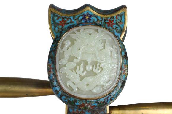 蘭亭古美術(shù)オークション清 銅景泰藍(lán)掐絲琺瑯阮
