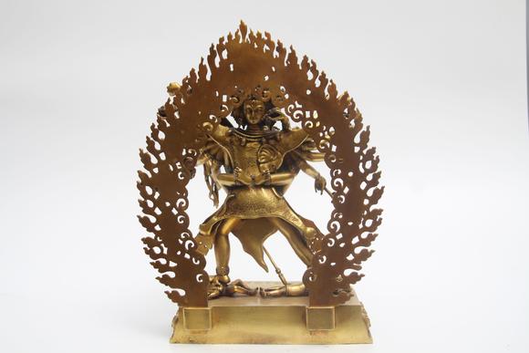 蘭亭古美術(shù)オークション明代 銅鎏金勝樂金剛