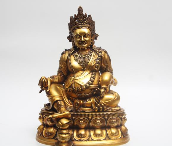 蘭亭古美術(shù)オークション明代 銅鎏金黃財(cái)神