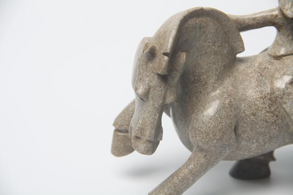 蘭亭古美術(shù)オークション唐人騎馬玉俑