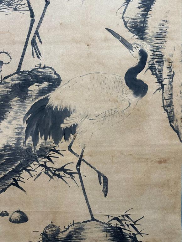 蘭亭古美術(shù)オークション八大山人 松鶴延年圖 