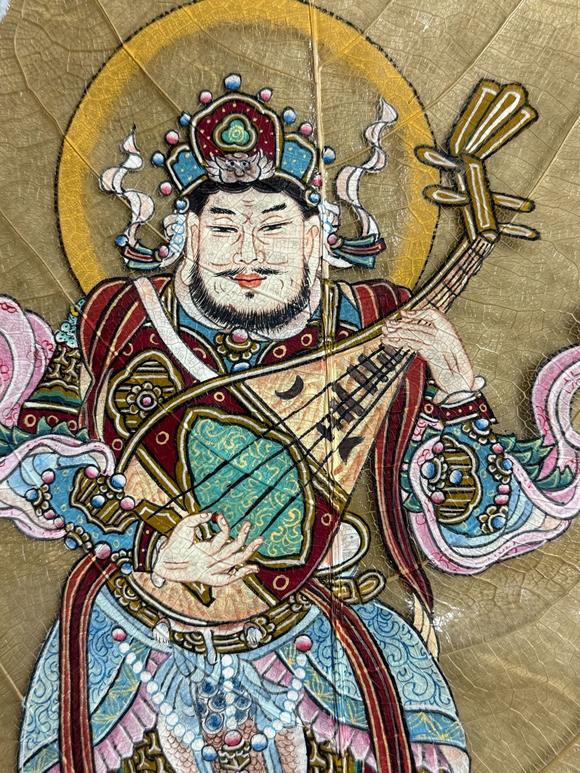 蘭亭古美術(shù)オークション張大千 四大天王 榕樹(shù)葉