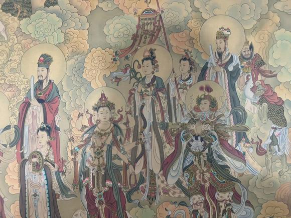 蘭亭古美術(shù)オークション丁觀鵬 清代 釋迦牟尼說(shuō)法圖 絹本