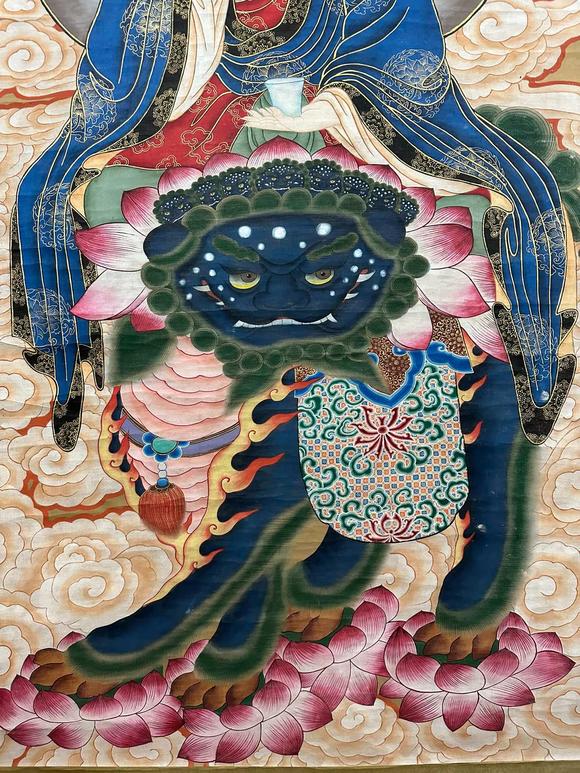 蘭亭古美術(shù)オークション丁云鵬 佛像 立軸