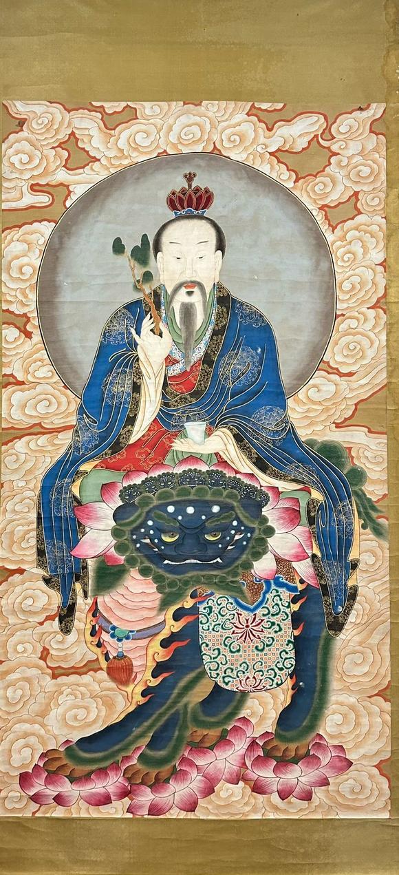 蘭亭古美術(shù)オークション丁云鵬 佛像 立軸