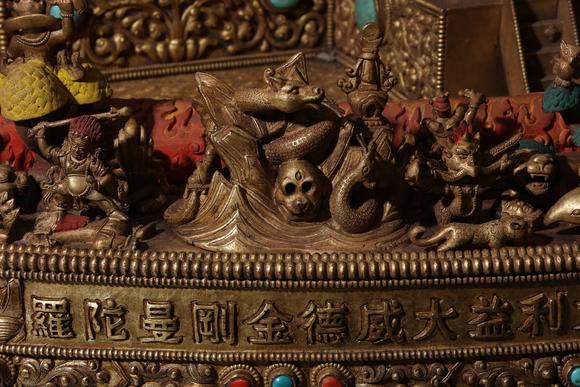東京SAKURA拍賣（東京櫻花拍賣）清乾隆 三世章嘉進奉銅鎏金大利益大威德金剛曼陀羅大壇城