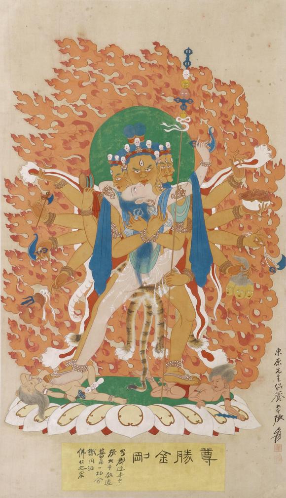 東京SAKURA拍賣（東京櫻花拍賣）張大千 尊勝金剛