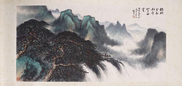 東京SAKURA拍賣（東京櫻花拍賣）黎雄才 松山飛瀑