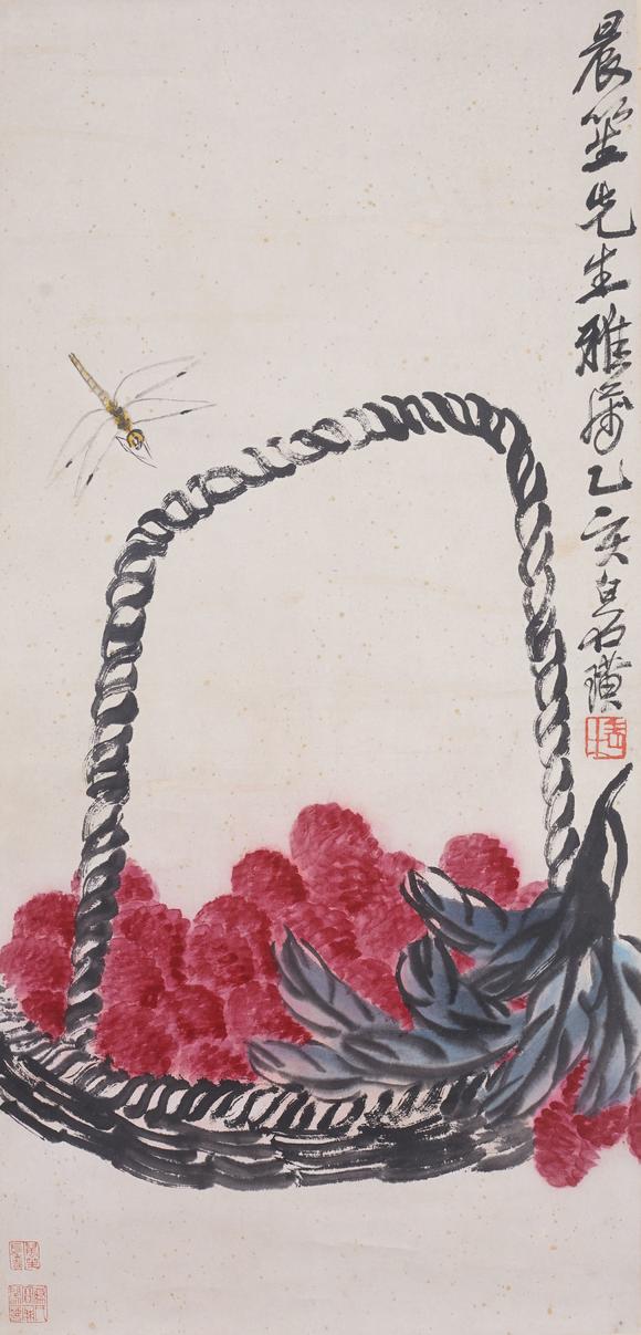 東京SAKURA拍賣（東京櫻花拍賣）齊白石 荔枝蜻蜓