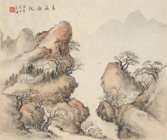 東京SAKURA拍賣（東京櫻花拍賣）黃幻吾 山水