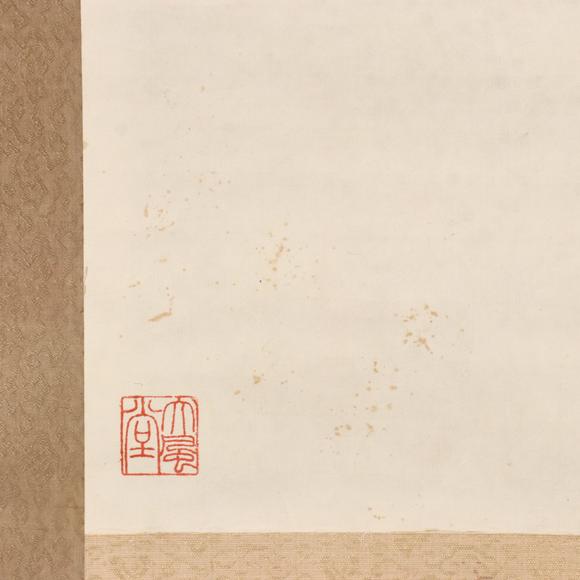 東京共成拍賣張大千 樓枝聽風(fēng)