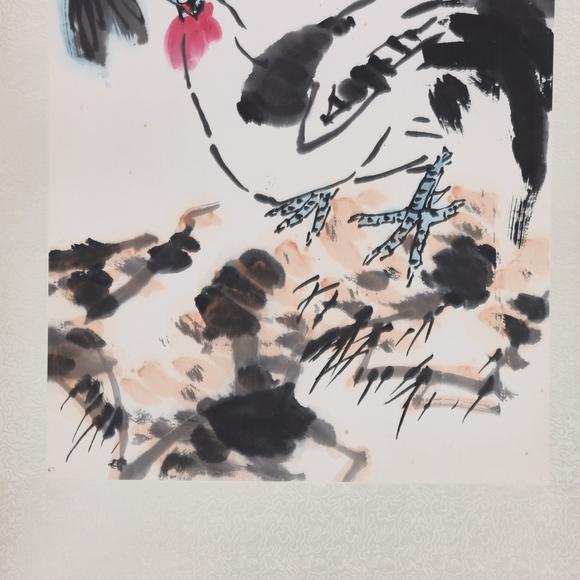 東京共成拍賣李苦禪 大吉圖