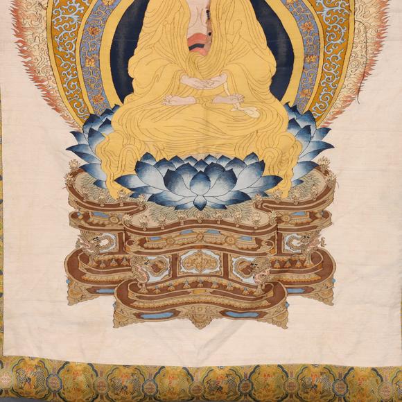 東京共成拍賣(mài)清 無(wú)量壽佛唐卡