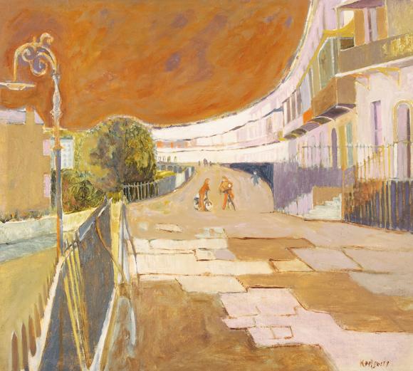 Duke's Auctions Lot 517 *  KATHLEEN MARGARET 'KIT' LEWIS (1911-1998) 'Park Crescent, Bristol'