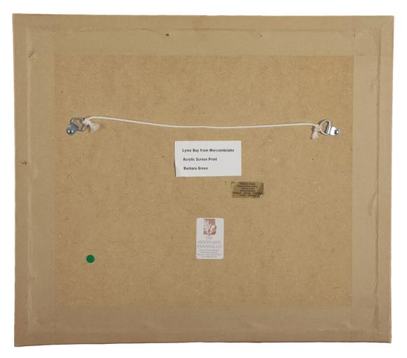 Duke's Auctions Lot 535 AFTER BARBARA GREEN (CONTEMPORARY) 'Lyme Bay from Morcombelake'