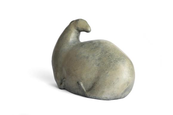 Duke's Auctions Lot 626 *  OLIVIA MUSGRAVE (B.1958) A resting sheep