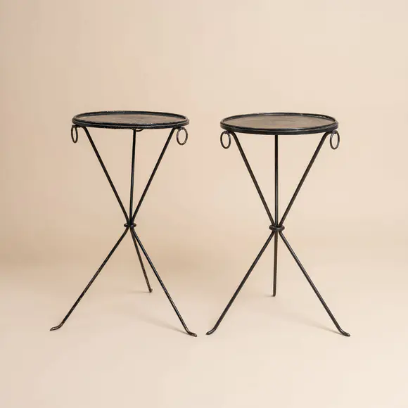 Chiswick AuctionsCOMTE, to a Jean-Michel Frank design Pair of gueridons