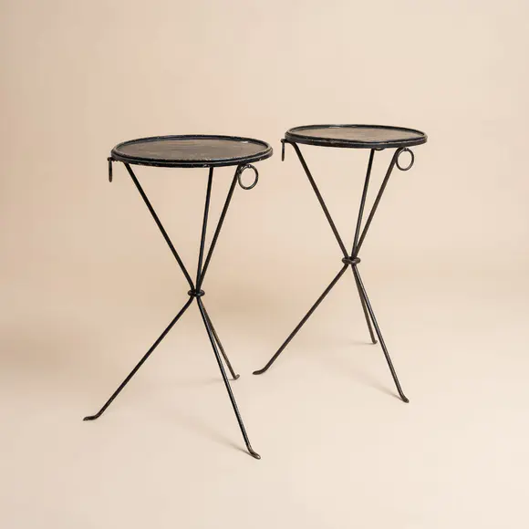 Chiswick AuctionsCOMTE, to a Jean-Michel Frank design Pair of gueridons