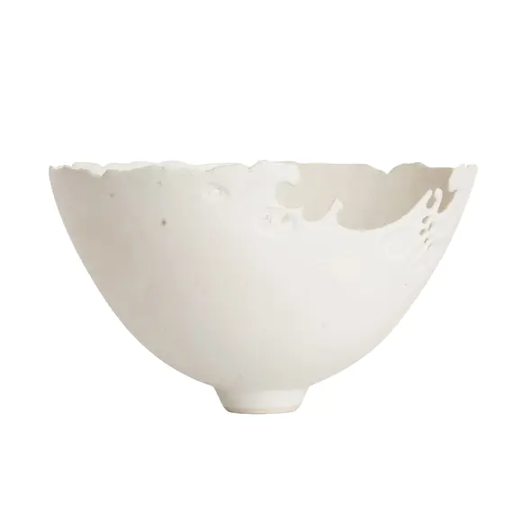 Chiswick AuctionsDeirdre Burnett (British 1939-2022) Cut and pierced footed bowl