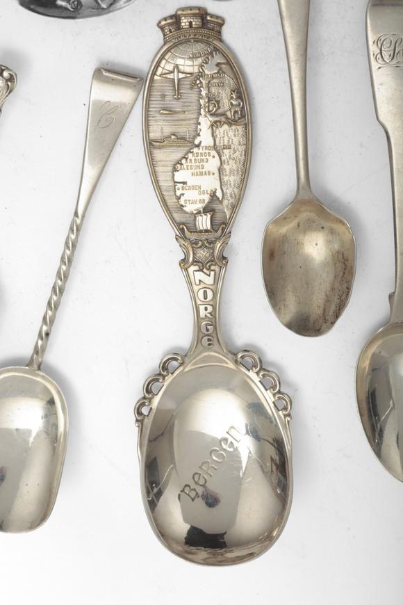 Duke's Auctions Lot 138 TWO VICTORIAN SILVER FIDDLE, THREAD AND SHELL TABLE FORKS
